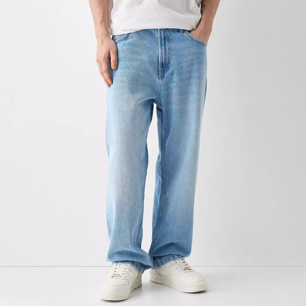 Creative Casual Versatile Straight Jeans for Men