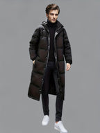 Men’s Long Down Puffer Coat for Winter