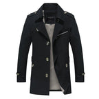 Men’s Cotton Trench Coat for Spring