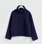 Women’s Wool Cropped Jacket for Winter