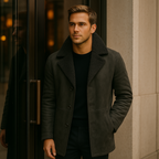 Men’s Shearling Lined Winter Coat