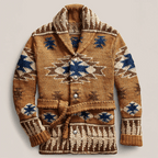 Men's Wool Knit Cardigan Jacket for Winter