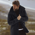 Men’s Shearling Lined Winter Coat