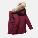 Men’s Insulated Winter Parka Jacket with Hood