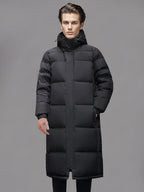 Men’s Long Down Puffer Coat for Winter