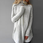 Women’s Knitted Wool Jumper Dress for Winter
