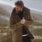 Men’s Shearling Lined Winter Coat