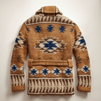 Men's Wool Knit Cardigan Jacket for Winter