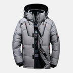 Men’s Insulated Winter Puffer Jacket with Hood