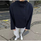 Women’s Wool Cropped Jacket for Winter