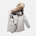 Men’s Insulated Winter Parka Jacket with Hood