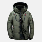 Men’s Insulated Winter Puffer Jacket with Hood