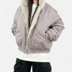 Women’s Faux Fur Hooded Winter Jacket with Insulated Padded Design