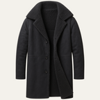 Men’s Shearling Leather Coat for Winter