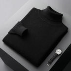 Men’s Cashmere Roll Neck Jumper for Winter