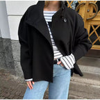 Women’s Wool Cropped Jacket for Winter