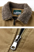 Men’s Fleece Lined Bomber Jacket for Winter