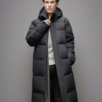 Men’s Long Down Puffer Coat for Winter