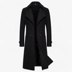 Men’s Wool Blend Double Breasted Winter Overcoat