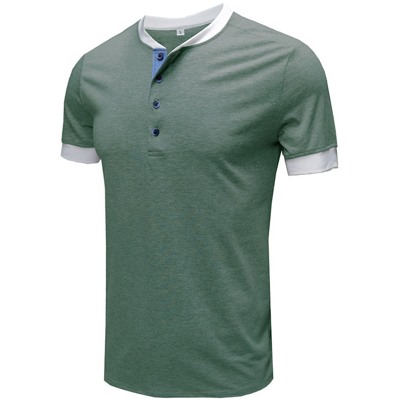 Casual Patchwork T-Shirt for Men