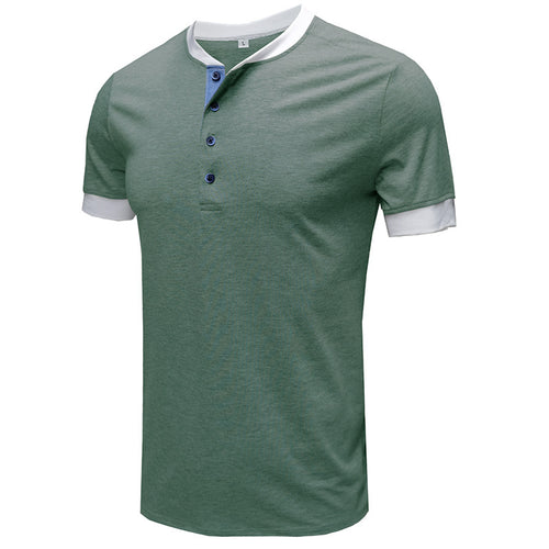 Casual Patchwork T-Shirt for Men