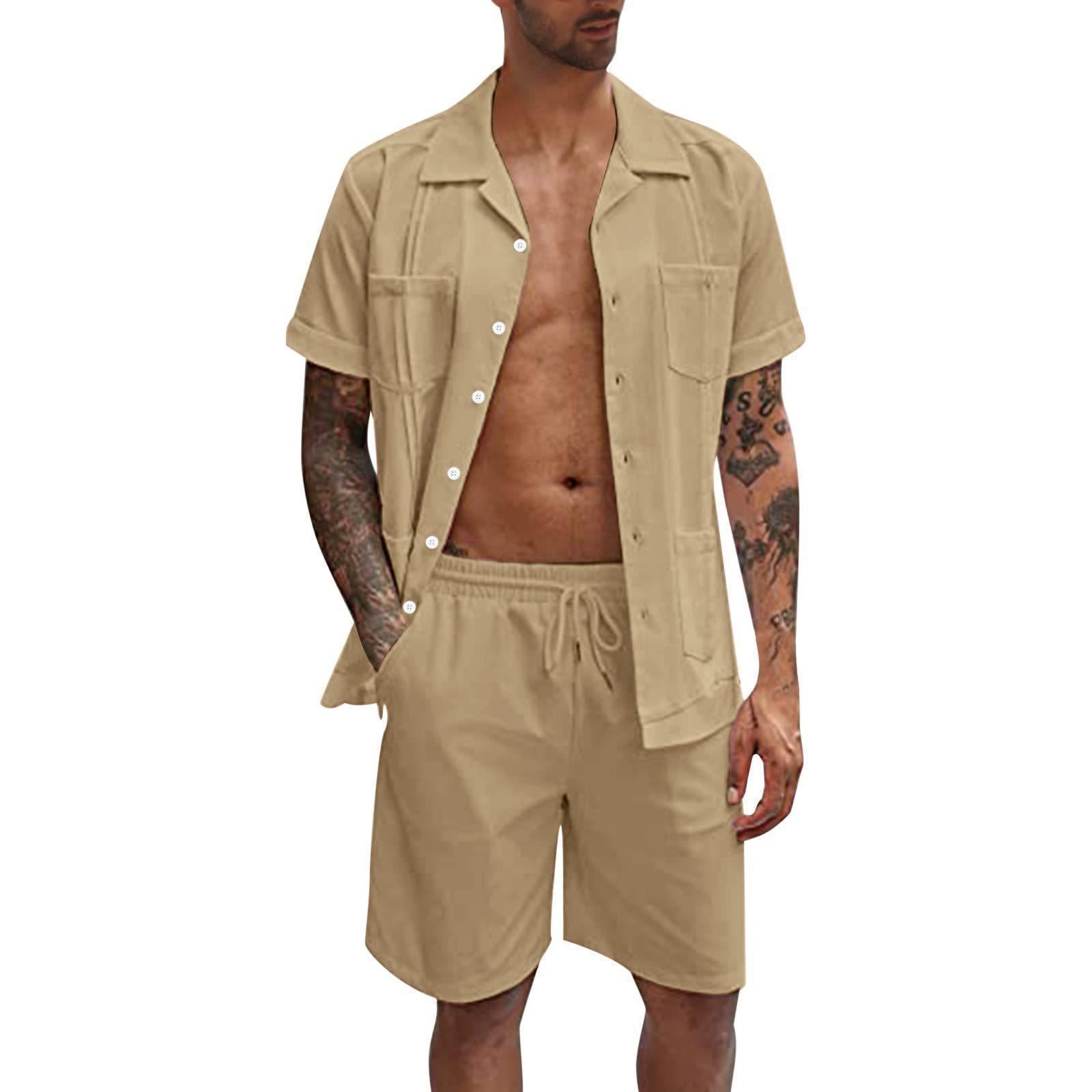 Summer Casual Two-Piece Set for Men