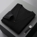 Men’s Wool Knit Cardigan for Spring