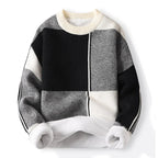 Men’s Merino Wool Knit Sweater for Winter