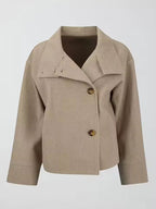 Women’s Wool Cropped Jacket for Winter