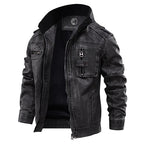 Men’s Leather Jacket for Winter Casual Wear