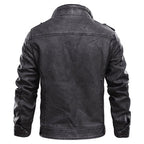 Men’s Leather Jacket for Winter Casual Wear