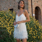 Women’s Cocktail Dress in Polyester for Winter Party Wear
