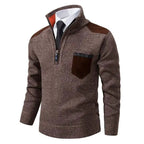 Men’s Wool Half Zip Jumper for Winter