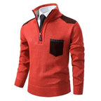 Men’s Wool Half Zip Jumper for Winter