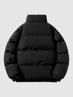 Men’s Fleece Lined Puffer Jacket for Winter