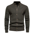 Men’s Wool Knitted Cardigan for Winter