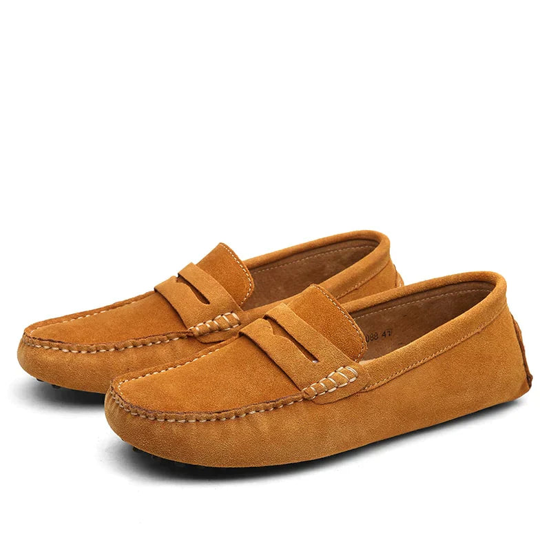 Men's Leather Loafers Spring