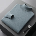 Men’s Cashmere Roll Neck Jumper for Winter