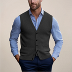 Men's Wool Knit Vest Spring