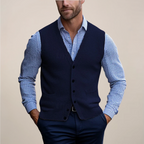 Men's Wool Knit Vest Spring