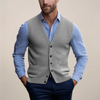 Men's Wool Knit Vest Spring