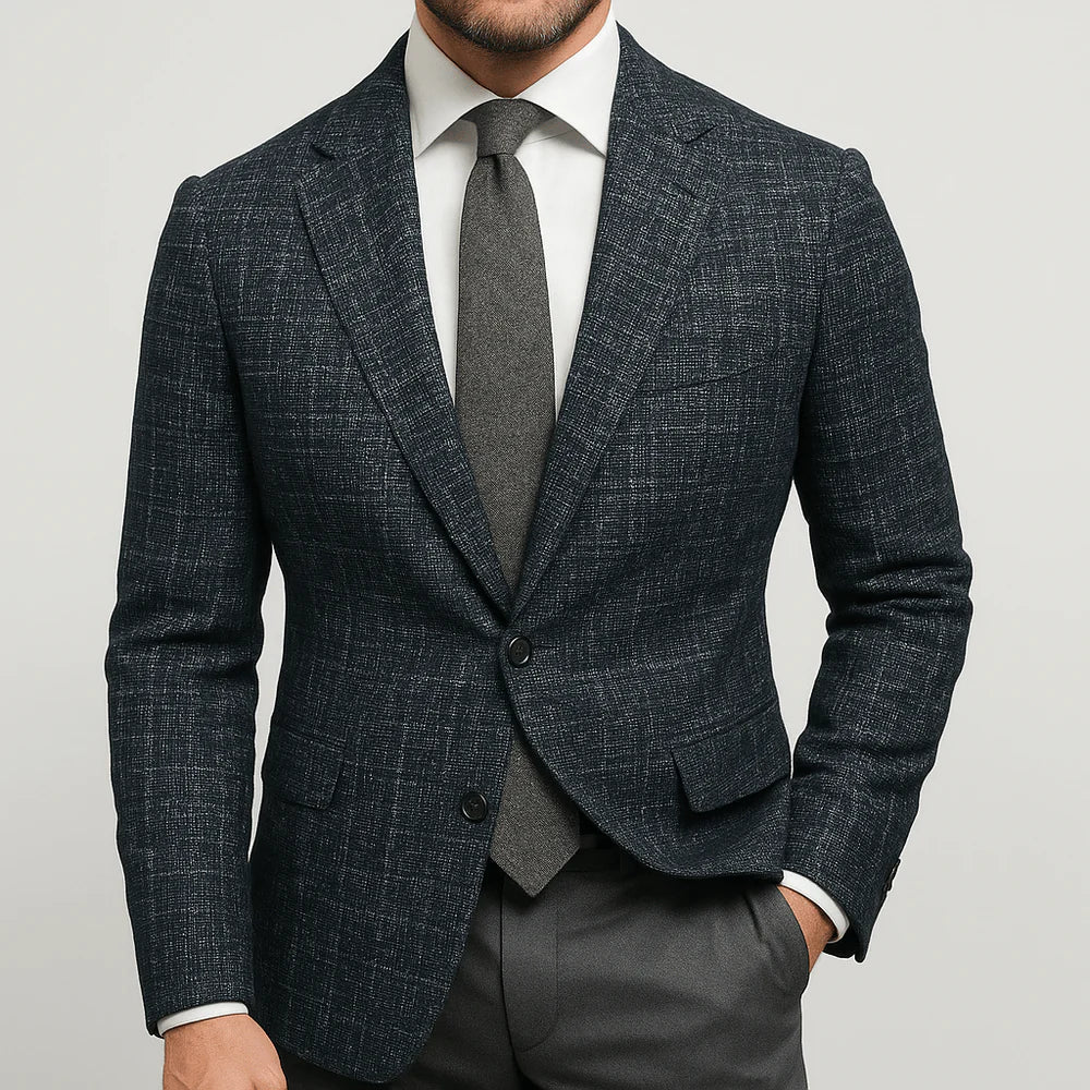 Men's Wool Blend Blazer Spring