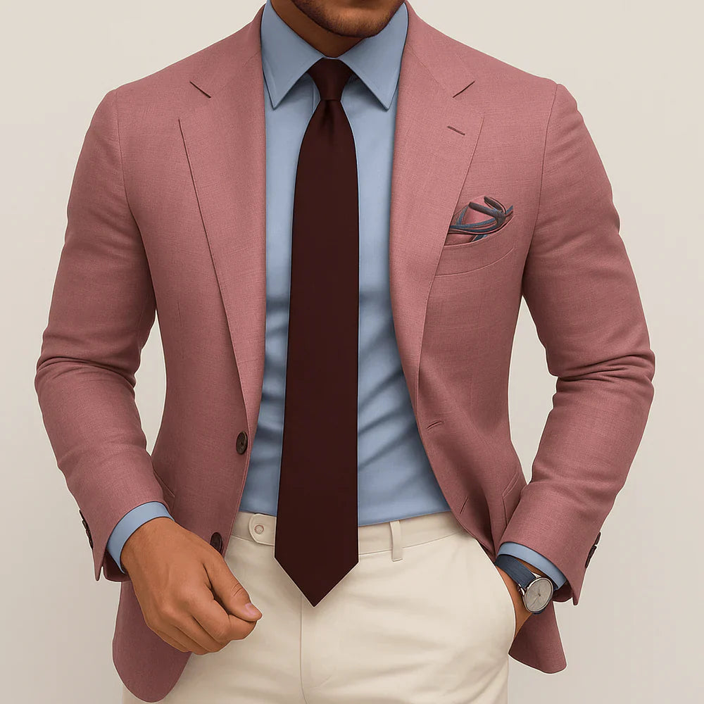 Men's Wool Blend Blazer Spring