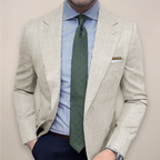 Men's Wool Blend Tailored Blazer Spring