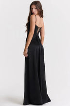 Women’s Slip Maxi Dress Polyester for Spring
