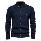 Men’s Wool Knitted Cardigan for Winter
