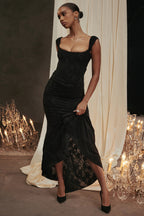 Women’s Lace Maxi Dress for Spring Occasions