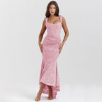 Women’s Lace Maxi Dress for Spring Occasions