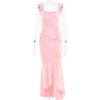 Women’s Lace Maxi Dress for Spring Occasions