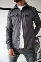 Men’s Cotton Overshirt Jacket for Winter